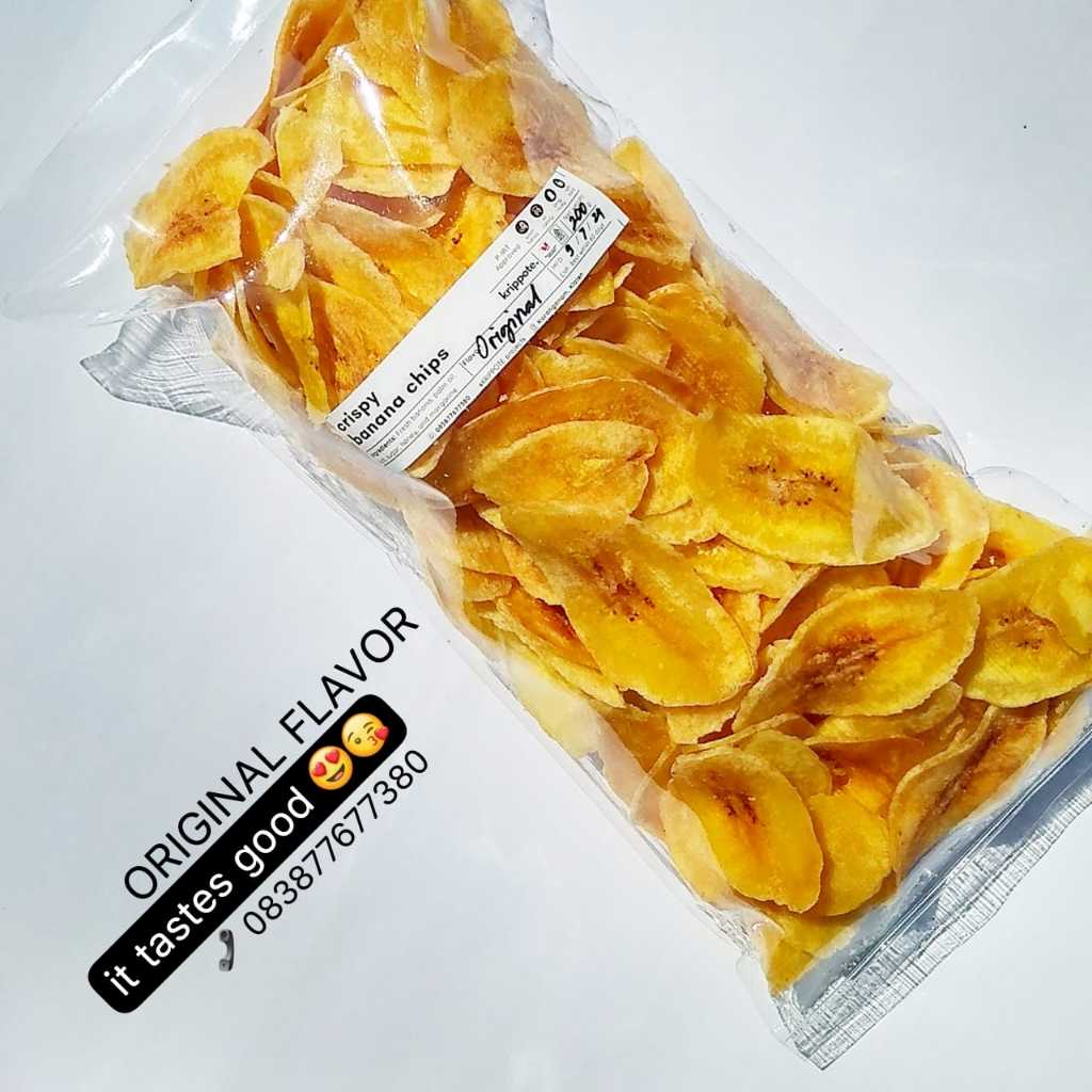 

Keripik Pisang Original 200 gr KRIPPOTE Homemade