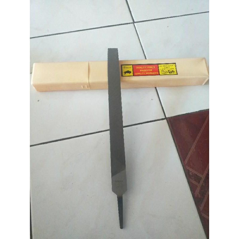 kikir BISON 12" inch kikir besi flat kikir patar kikir gepeng