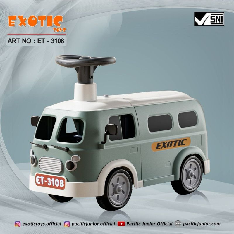 Mainan Mobilan dorong  Tolocar mobilan anak Exotic ET 3108