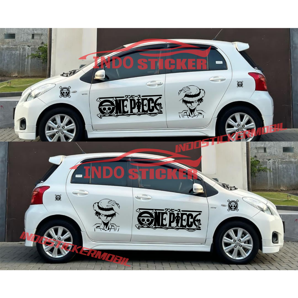 NEW PROMO STIKER MOBIL ONE PIECE BRIO AVANZA STICKER MOBIL JAZZ CIVIC XENIA STIKER MOBIL ONE PIECE