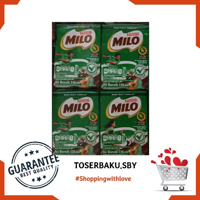 

Milo Activ-GO Cokelat UHT Kotak 110 Ml × 4 / Minuman