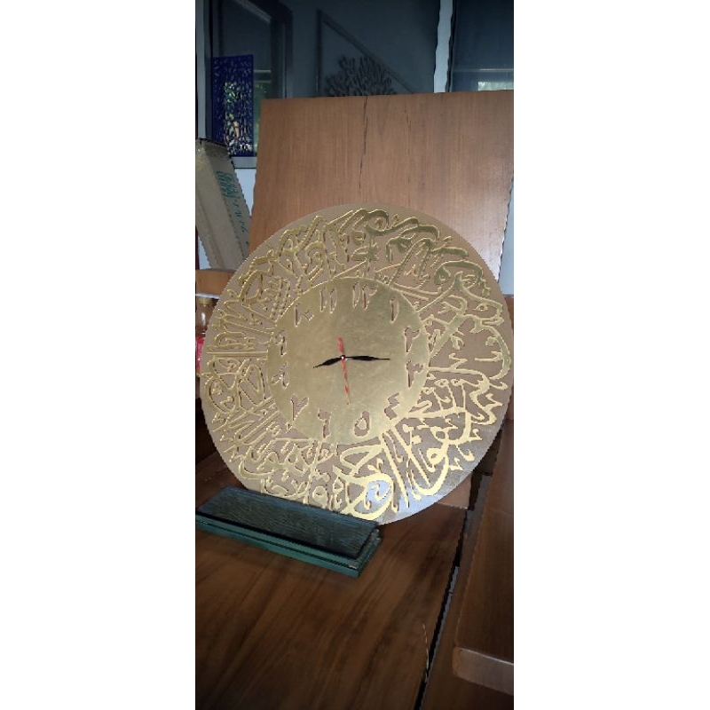 JAM DINDING AKRILIK BESAR/AKRILIK KALIGRAFI JUMBO