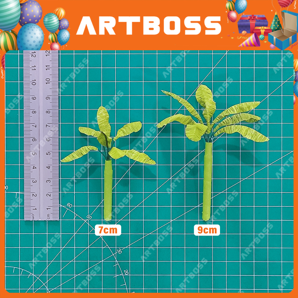 Pohon Pisang Maket Miniatur Diorama Tropical Banana Tree - BNT