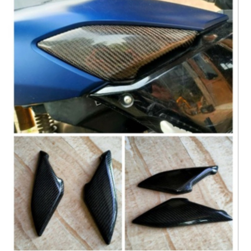 Cover body hitam new nmax carbon kevlar asli