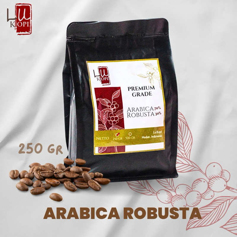 

LUKOPI House Blend Premium Grade - 250 Gram (Arabica 70% Robusta 30%)