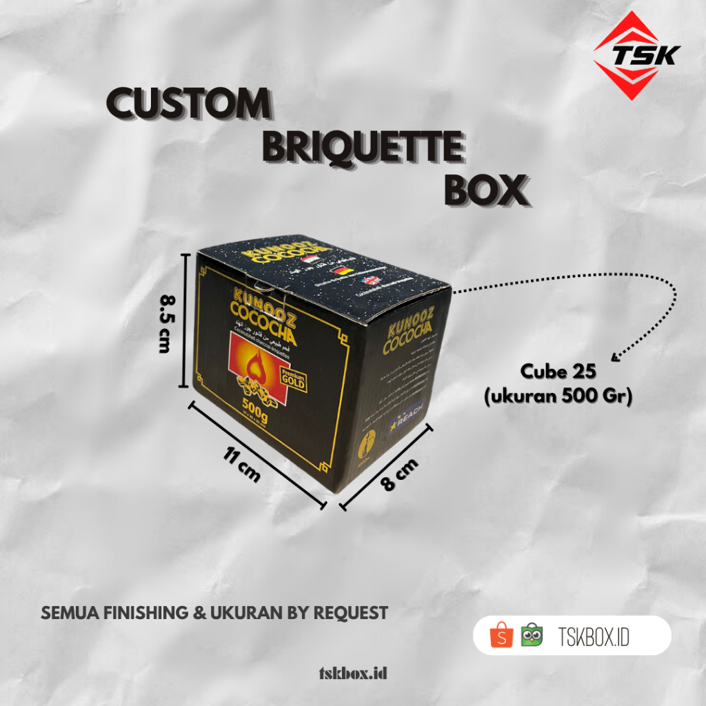 

Custom innerbox briquette tersedia ukuran lainnya by chat