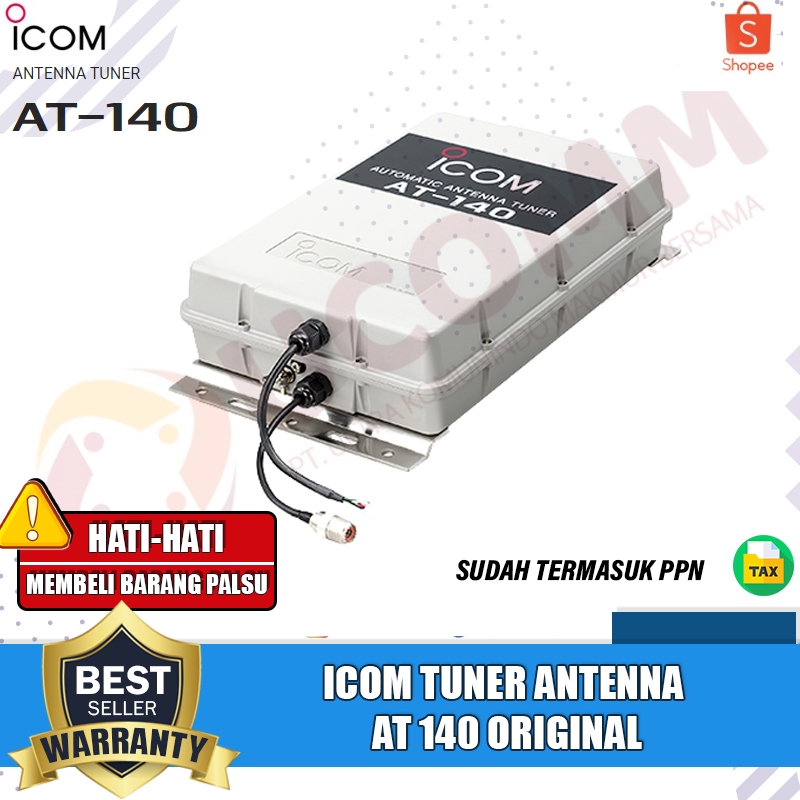ICOM At 140 Antena Tuner HF At140 Antenna Tunner Icom At1 40 At-140 Radio Rig Ssb Icom M804 M803 Ori