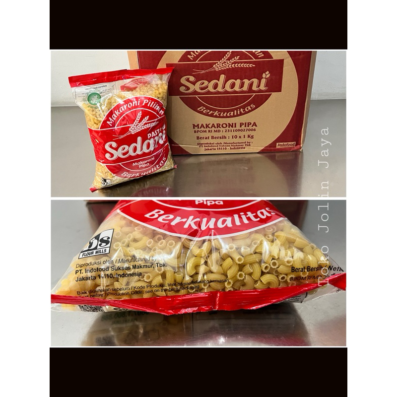 

Kemasan 1kg Sedani makaroni pipa