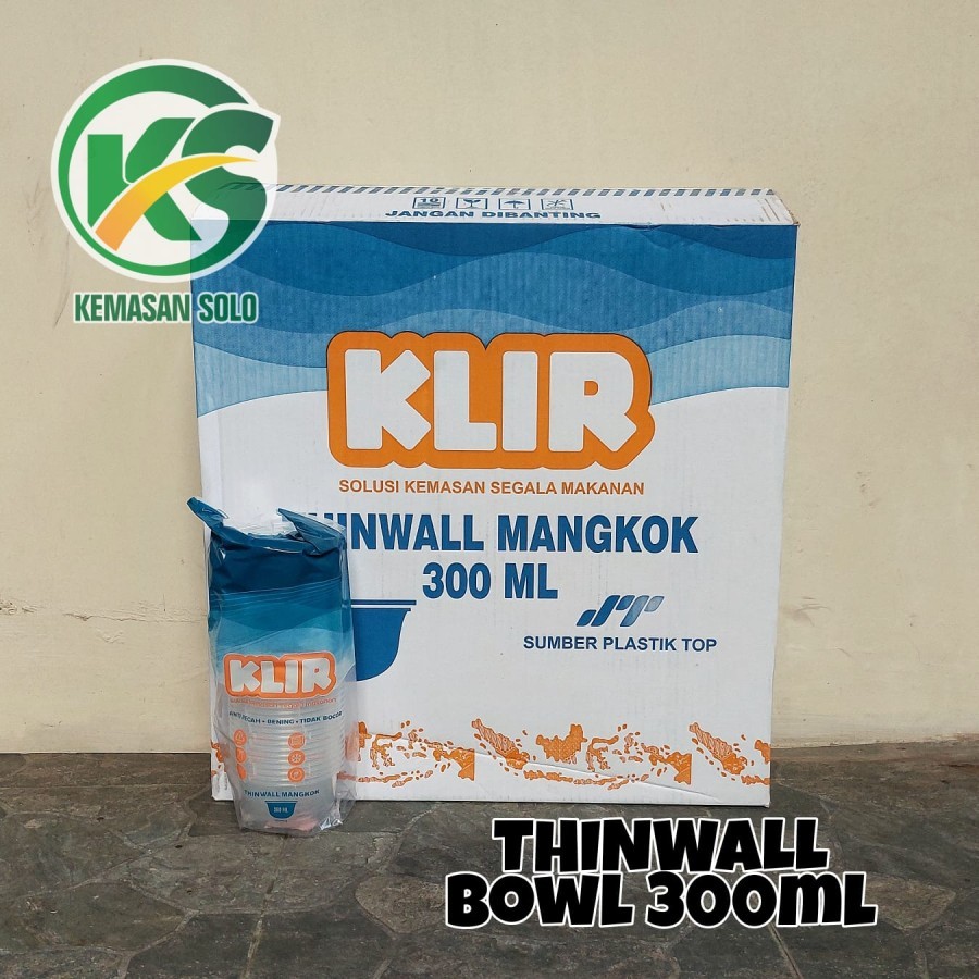 Thinwall bowl 300ml mangkok 300 ml KLIR