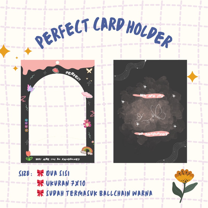 

PERFECT CAHOL ACRYLIC KPOP | CARD HOLDER KPOP | CAHOL AESTHETIC