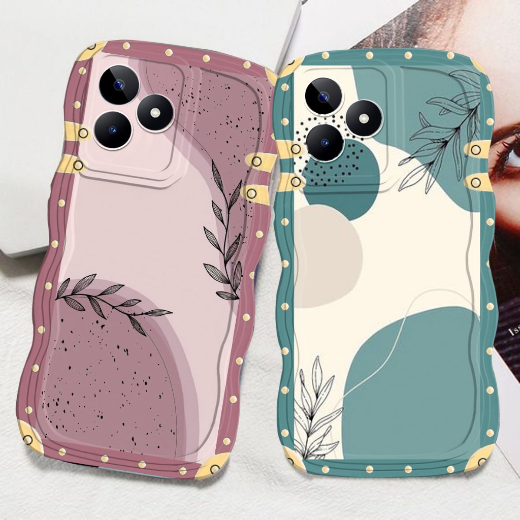 CASE HP GELOMBANG UNTUK REALME C63 NOTE 50 C53 C51 C20 C21 10 4G C21Y C11 C12 C15 10 5G C30 C11 2021