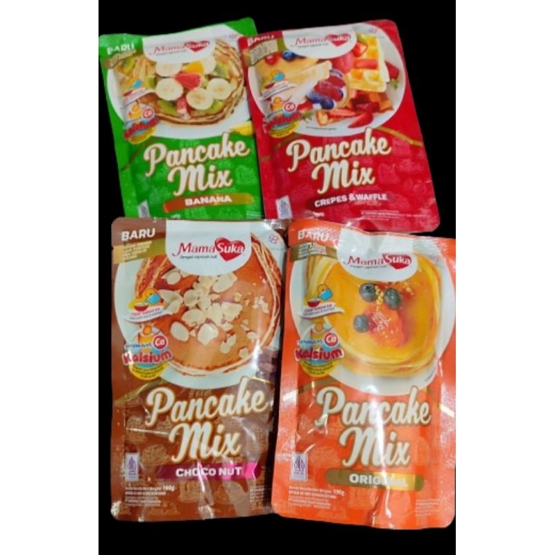 

Pancake Mix Mamasuka ori, banana, coconut, creepes wafle