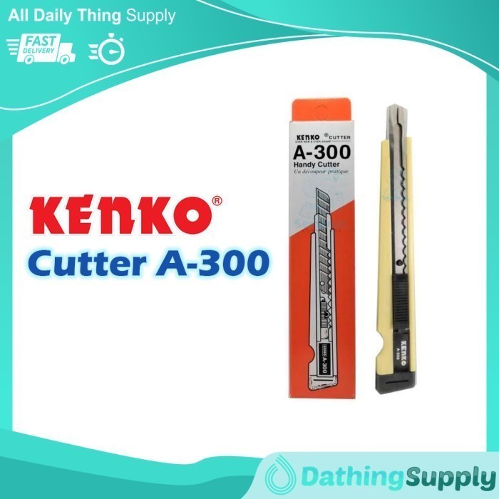 

Kenko Pisau Cutter / Cutter Silet Blade Pisau Kenko A-300 Kecil A300L