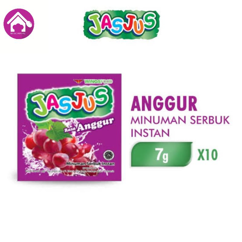 

JASJUS ANGGUR 10 sachet X 7gr