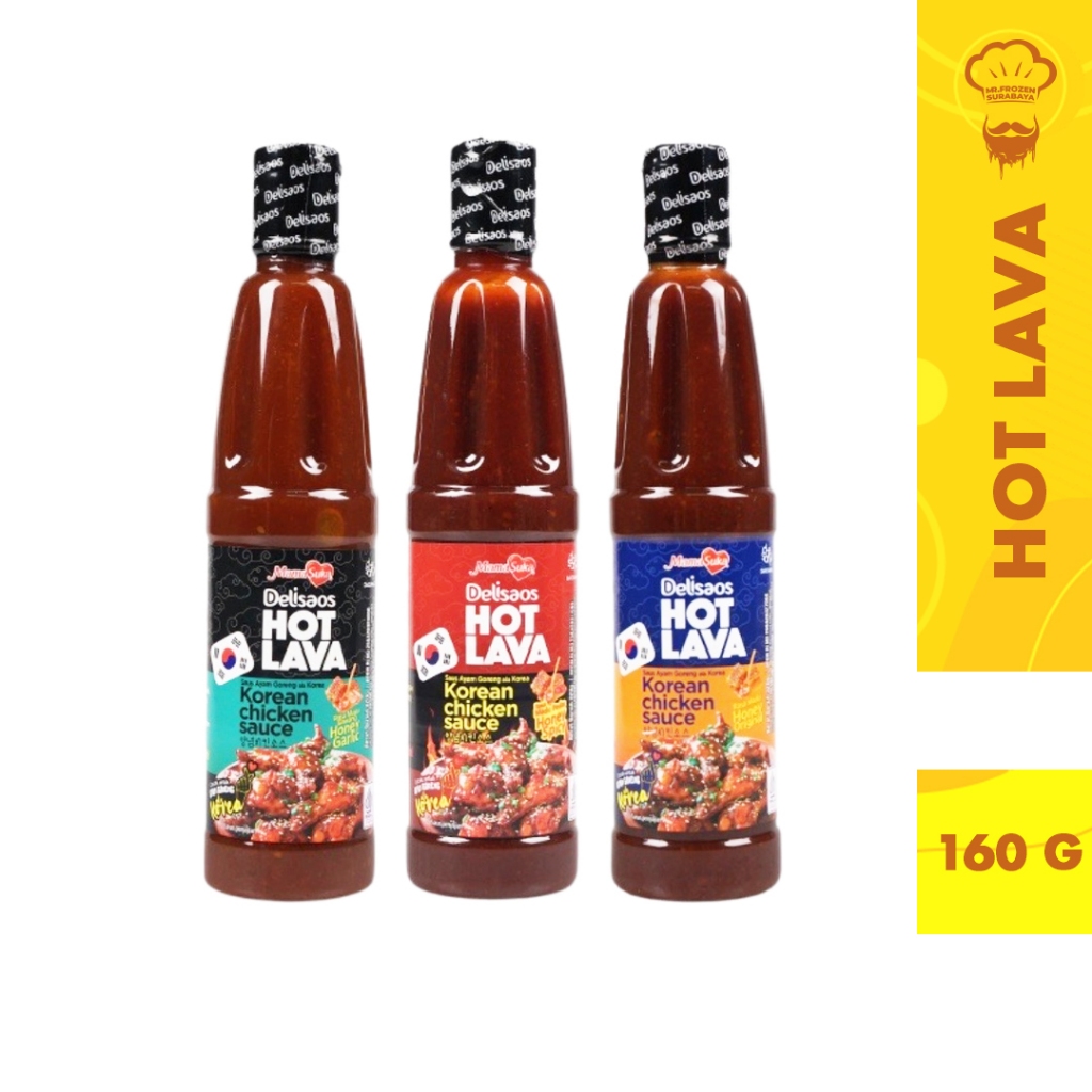 

Mamasuka Delisaos Hot Lava Sambal Pedas 160gr Korean Chicken Sauce