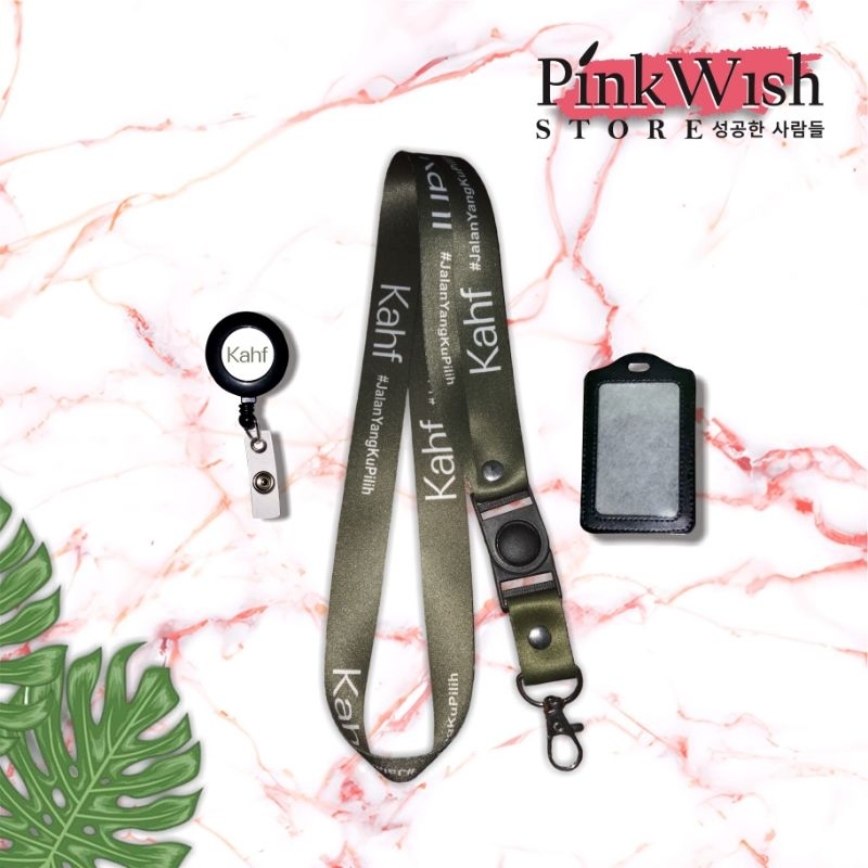 

Tali idcard Kahf hijau / lanyard Kahf [READY STOCK] TERMURAH !!! Beli Eceran Rasa Grosir