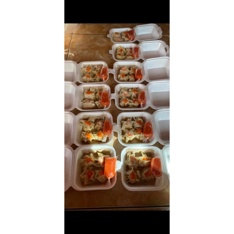 

dimsum toping udang dan wortel