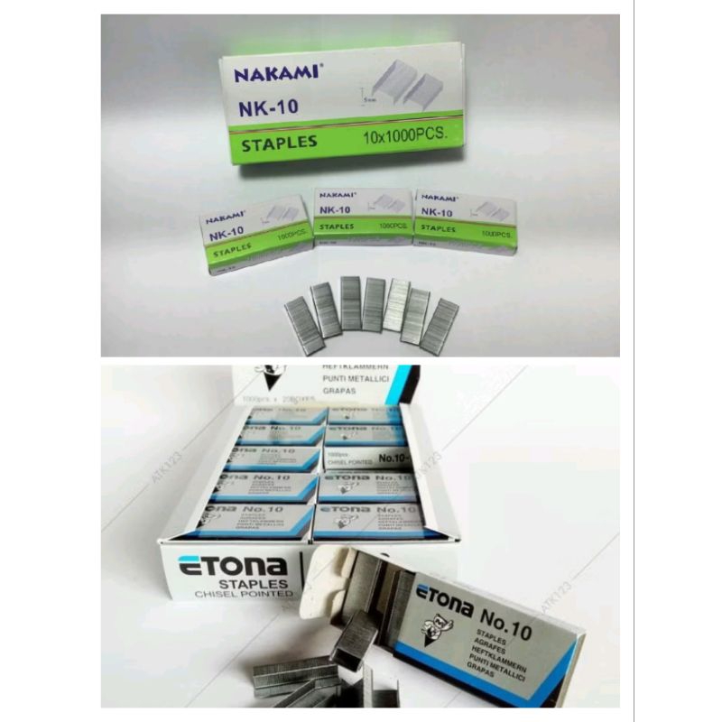 

1 PCS ISI STAPLES MERK NAKAMI DAN ENOTA