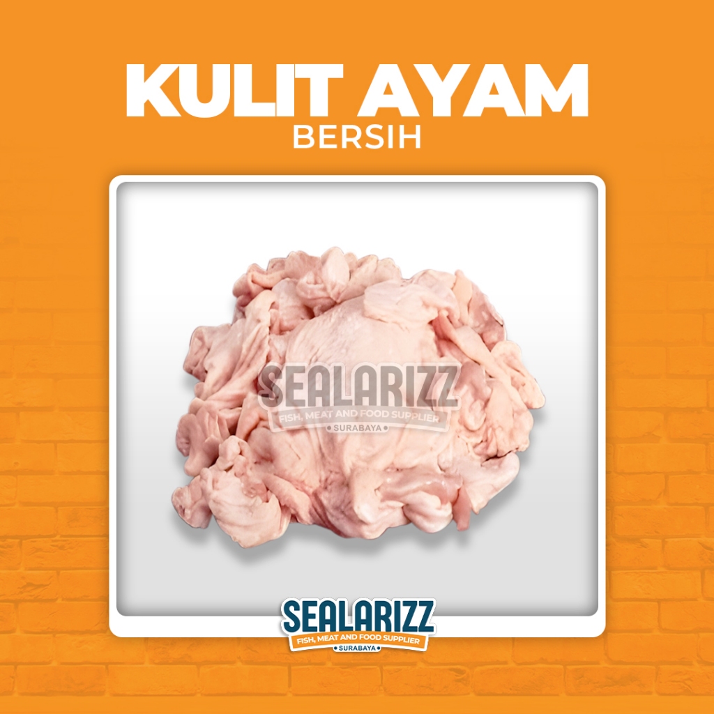 

Kulit Ayam / Kulit Ayam Bersih 500 Gram / Chicken Skin / Kulit Fresh / Jual Kulit Ayam / Surabaya