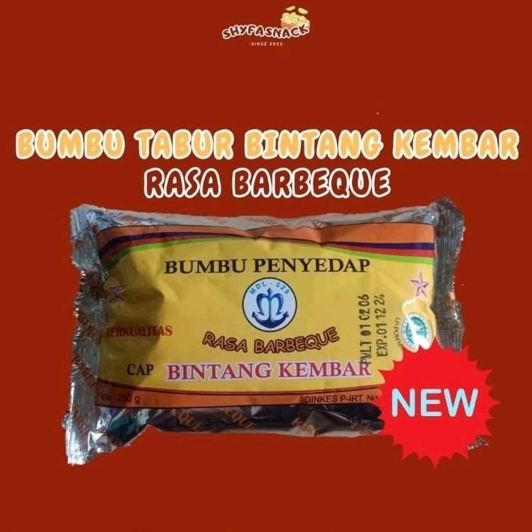 

BUMBU BINTANG KEMBAR BARBEQUE 250 GRAM