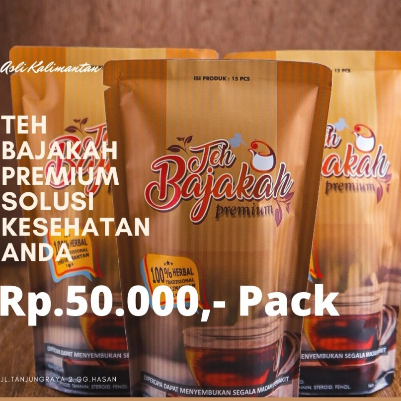 

teh bajakah merah kalalawit isi 15 pcs