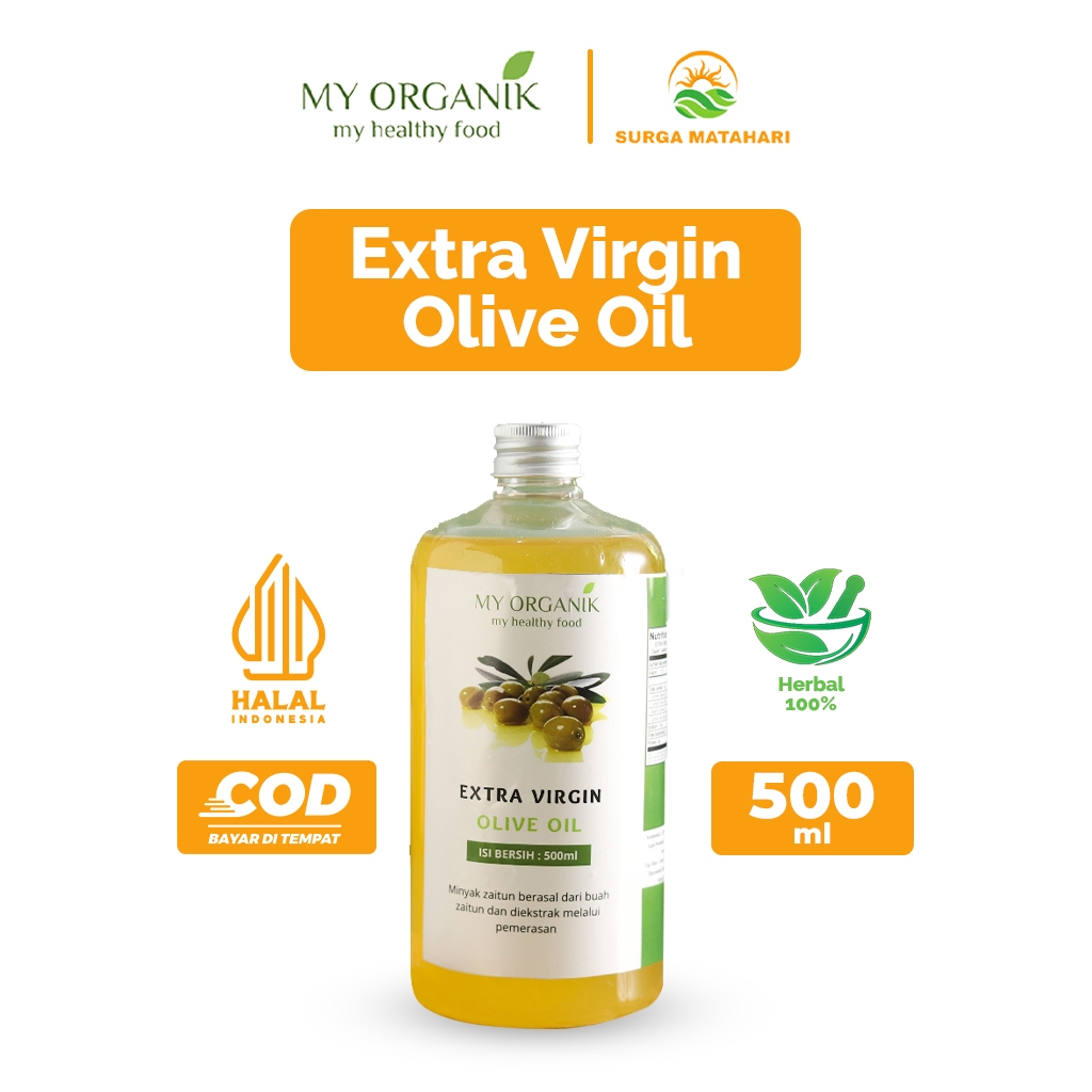

My Organik Minyak Zaitun Murni Asli Untuk Diminum Kesehatan EVOO Extra Virgin Olive Oil