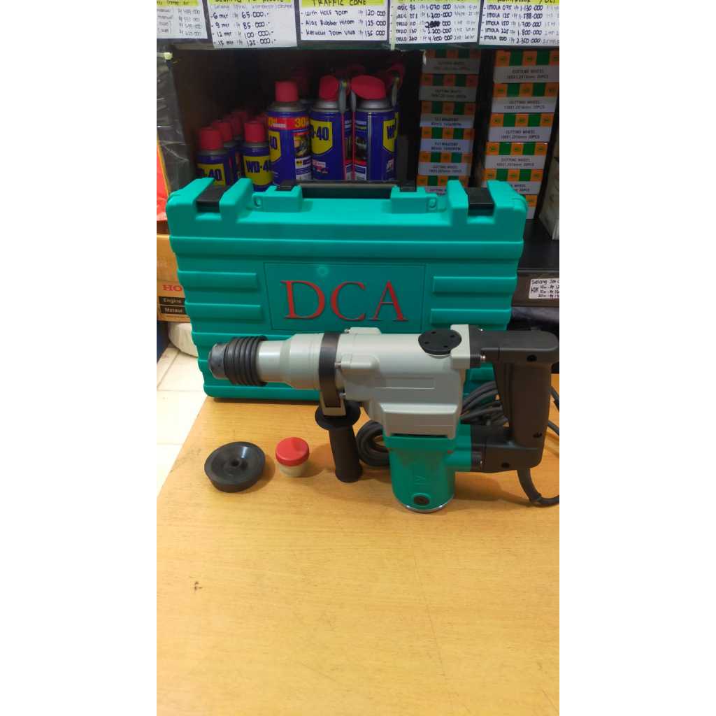 DCA AZC26 Mesin Bor Rotary Hammer Drill 26mm (Tanpa Mata Bor)