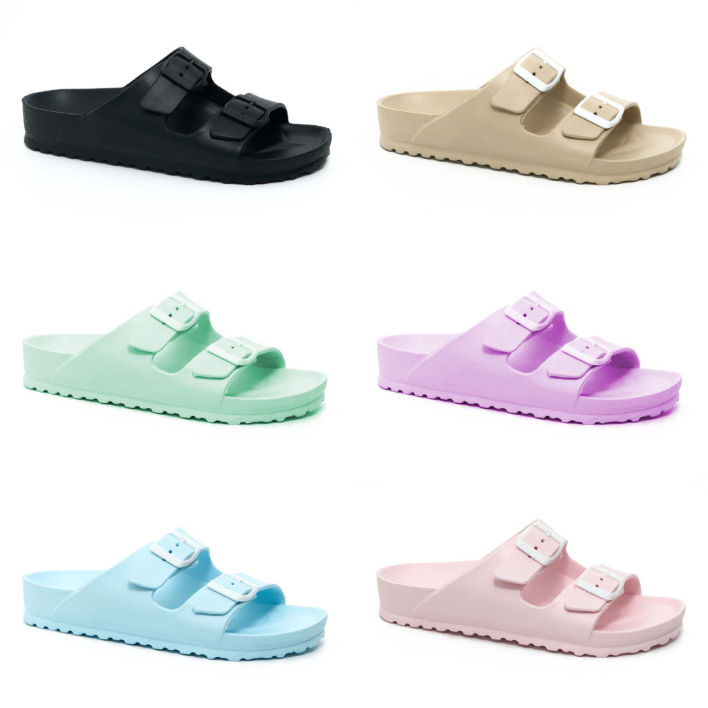 Sandal Slop Karet Wanita Korea | Sandal Slop Cewe | Sandal Slip On Wanita | Sandal Wanita Kekinian