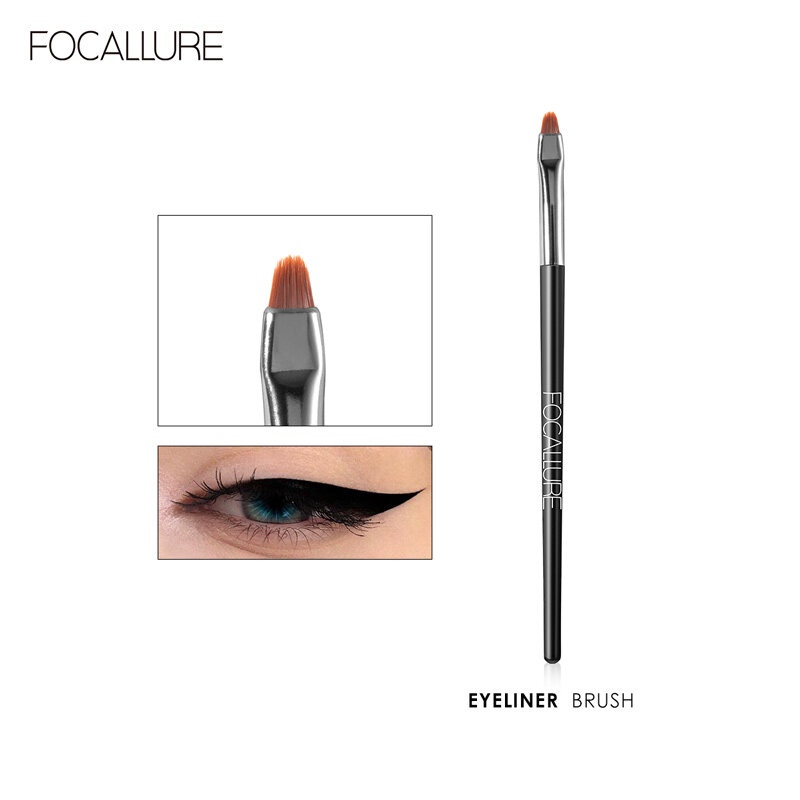 FOCALLURE 1pcs Eyeliner Brush Eyebrow Brush