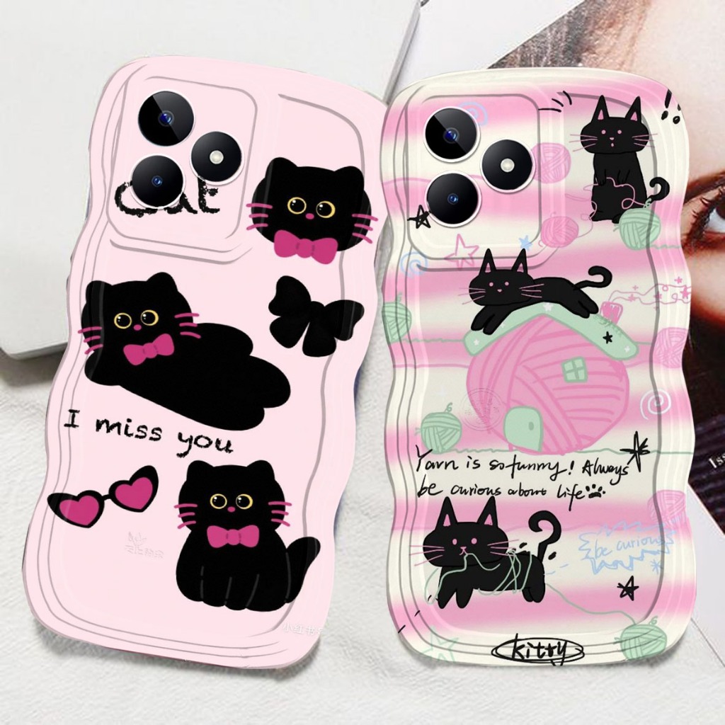 CASE HP GELOMBANG UNTUK REALME C63 NOTE 50 C53 C51 C20 C21 10 4G C21Y C11 C12 C15 10 5G C30 C11 2021