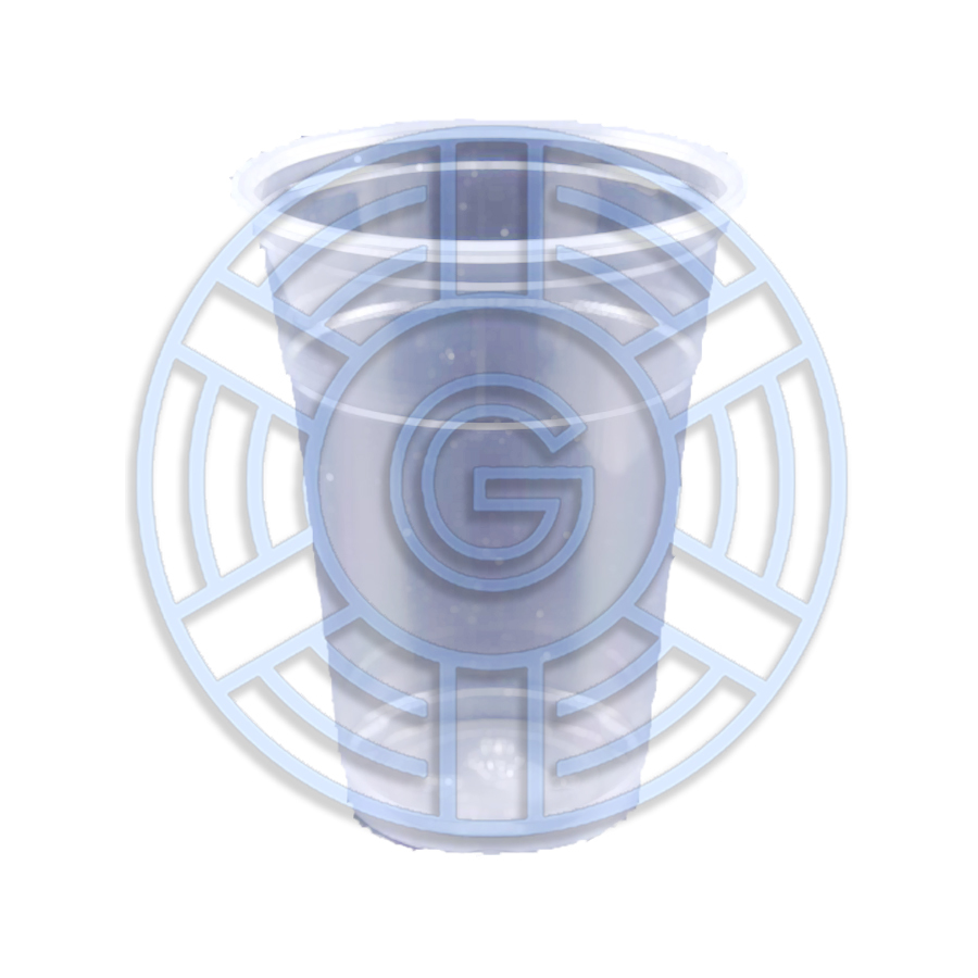 [ Bonus Sedotan ] 50 Pcs Cup Gelas Plastik 14 Oz Tanpa Tutup