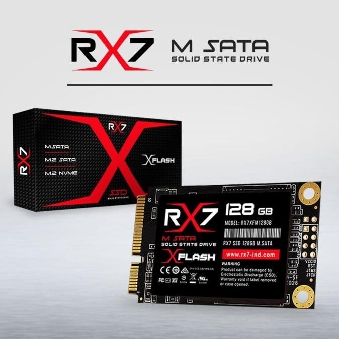 SSD MSATA / M.SATA / M SATA 128GB RX7