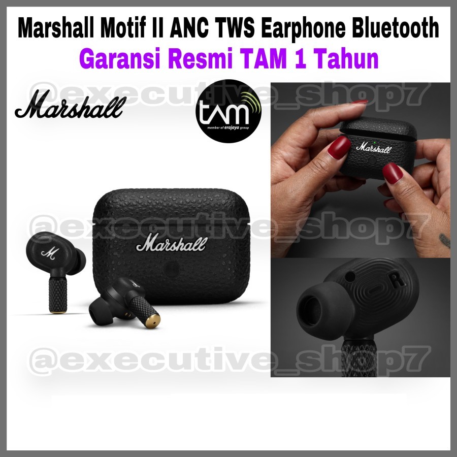 Marshall Motif II ANC TWS True Wireless Earphone Bluetooth