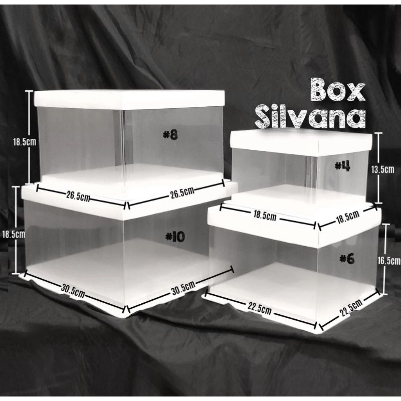 

BOX MIKA - SILVANA / BOX MIKA PUDING, CAKE, HAMPERS PER 1 PCS