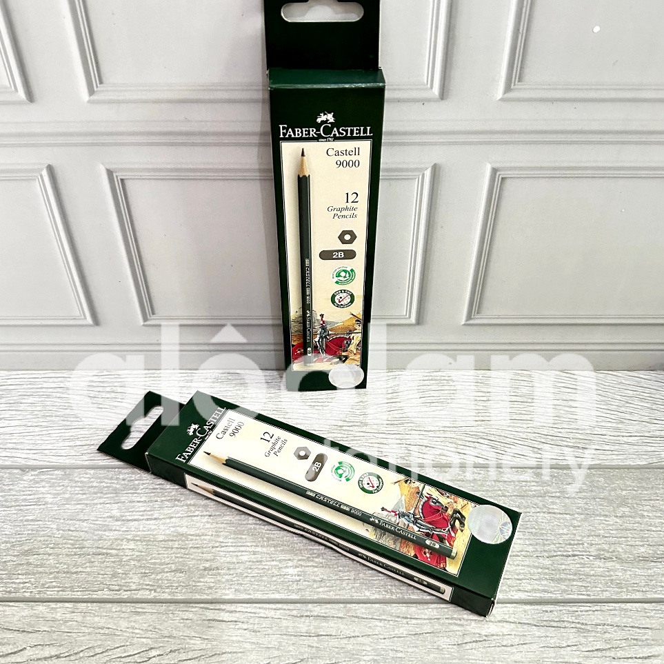 

KODE C1B SELUSIN 12 PCS Pensil 2B FaberCastell