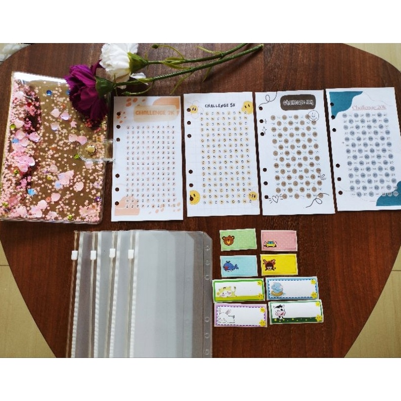 

Paket Binder A6 Hemat 4 Ziplock Menabung Dirumah Saving Challenge Binder Keuangan r U6Y7