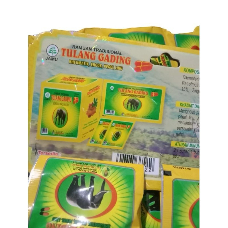 kapsul tulang gading ramuan rheumatik