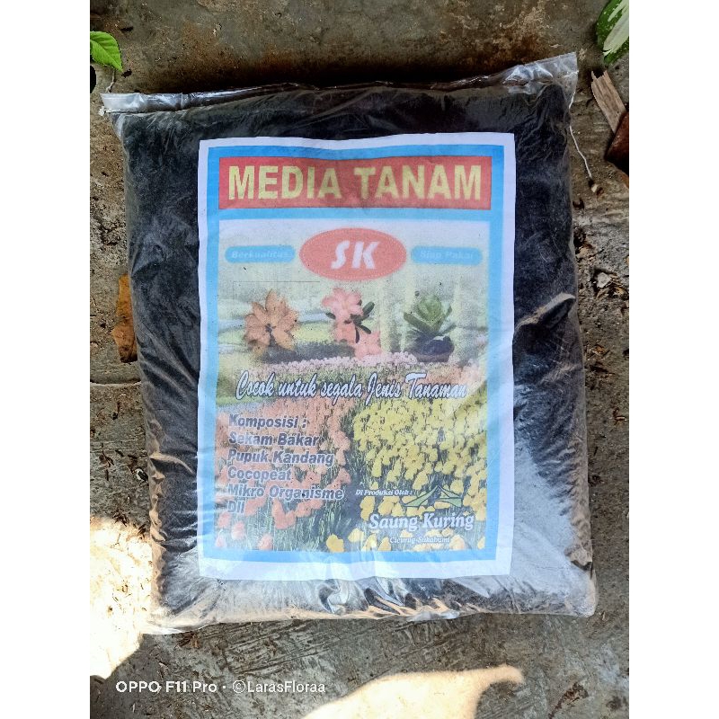 media tanam campuran untuk semua jenis tanaman hias / pupuk tanaman hias