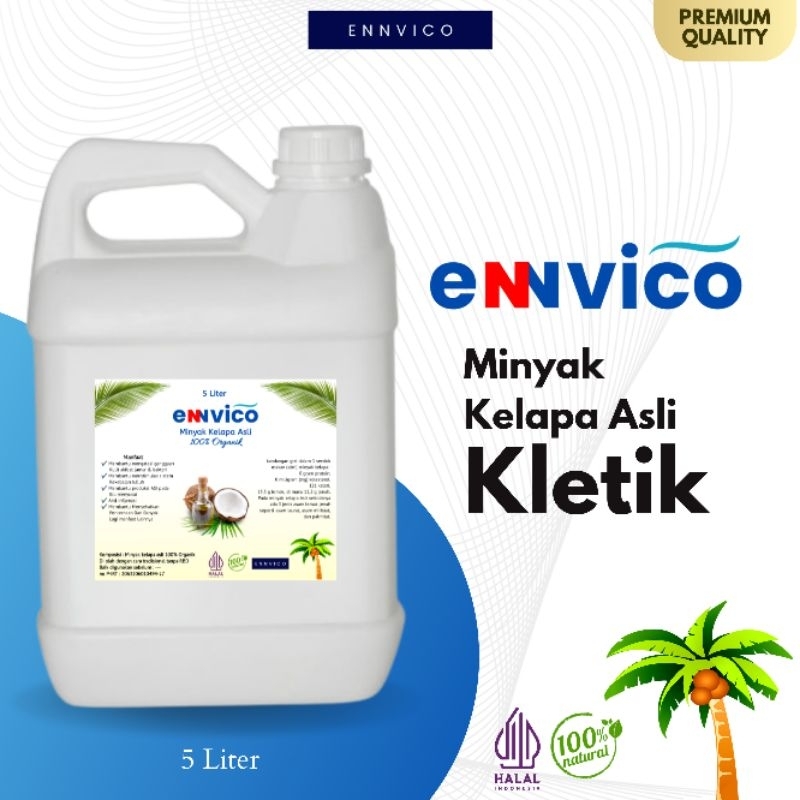 

Minyak Kelapa Asli Kletik 5 liter Minyak Kelapa Tradisional Coconut Oil