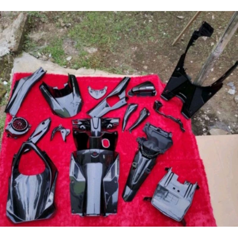 PAKETAN BODY HONDA BEAT FI FULL KARBON CARBON