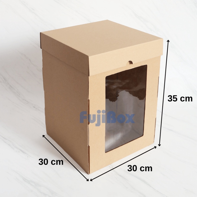 

Hot 5 Pcs KOTAK BOX DUS KUE TART TINGGI 3 x 3 x 35