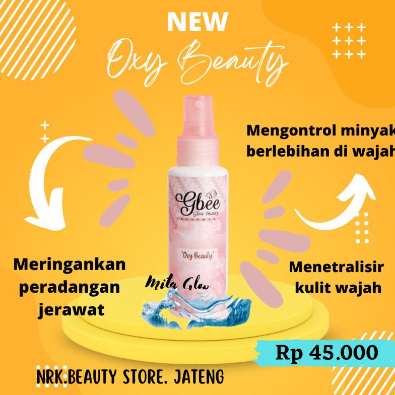 KODE R56W Oxy Beauty  Facial Mist  Gbee Glow Beauty  BPOM