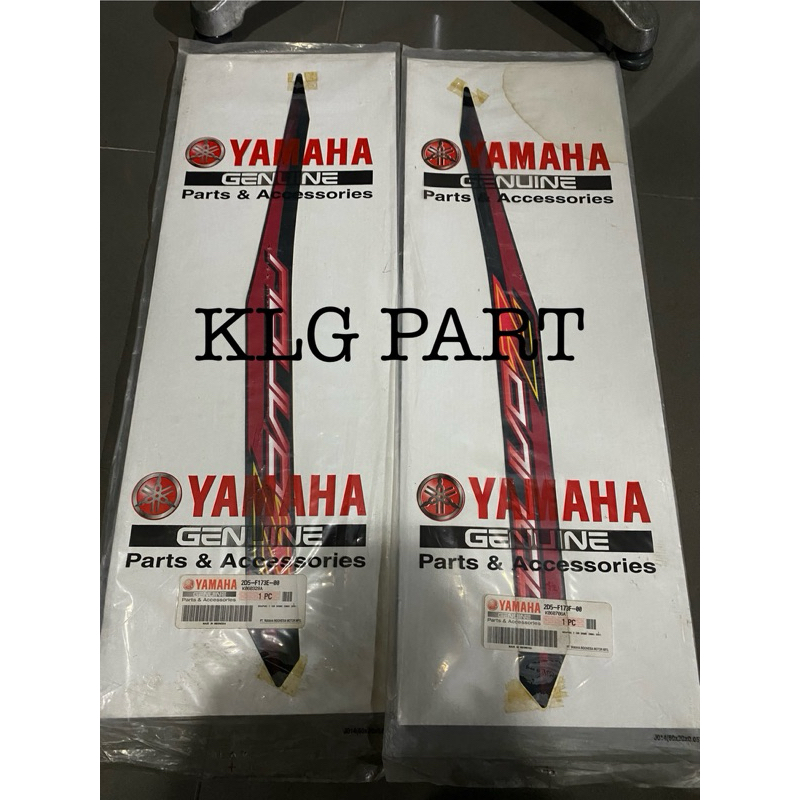 Striping Grafik Stiker Nouvo Z Merah 2006-2007 Original Yamaha