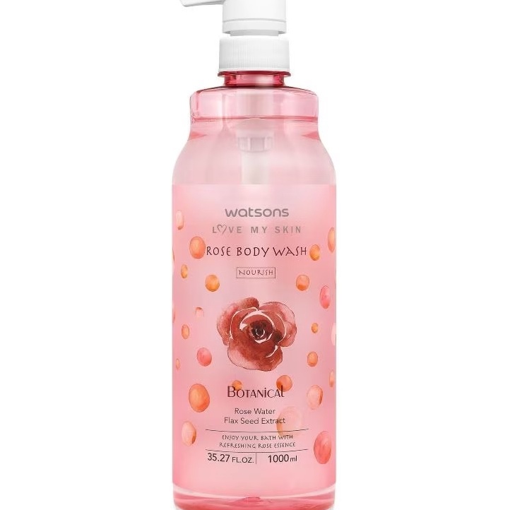 Termurah Watsons Body Wash  Rose 1ml