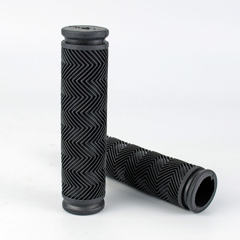 HAND GRIP SEPEDA HANDLE GRIP HITAM SARUNG STIR SEPEDA LIPAT FIXIE BMX MTB DLL