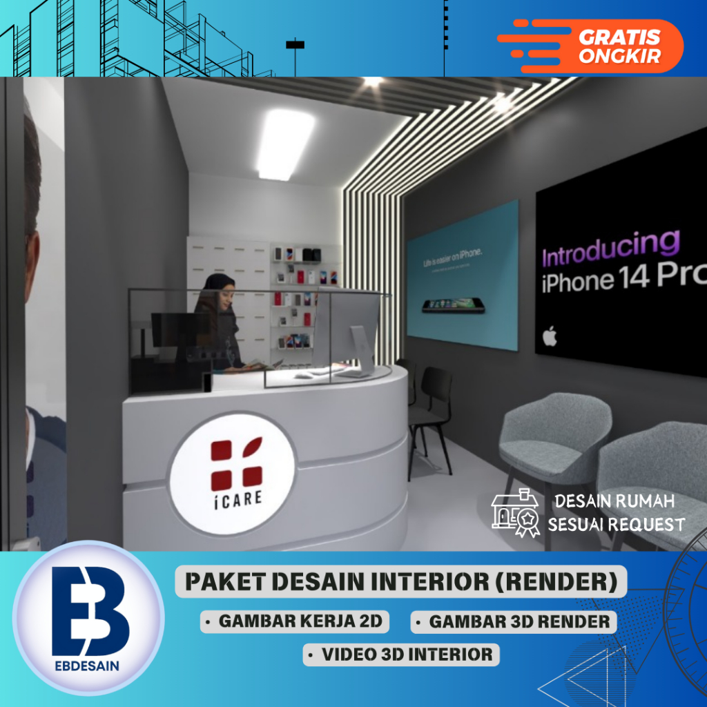 Jasa Desain Interior Render 3D