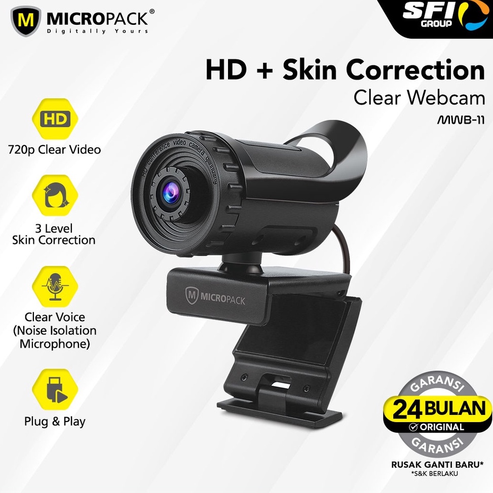 Micropack HD 72P WebCam Built in Mic with Beauty Effect for PC and Laptop  MWB11 j I6O8