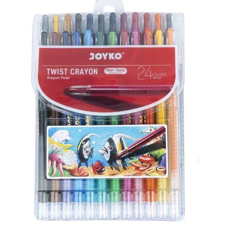 

Crayon PUTAR Joyko 24w per 12 lusin o B5W9
