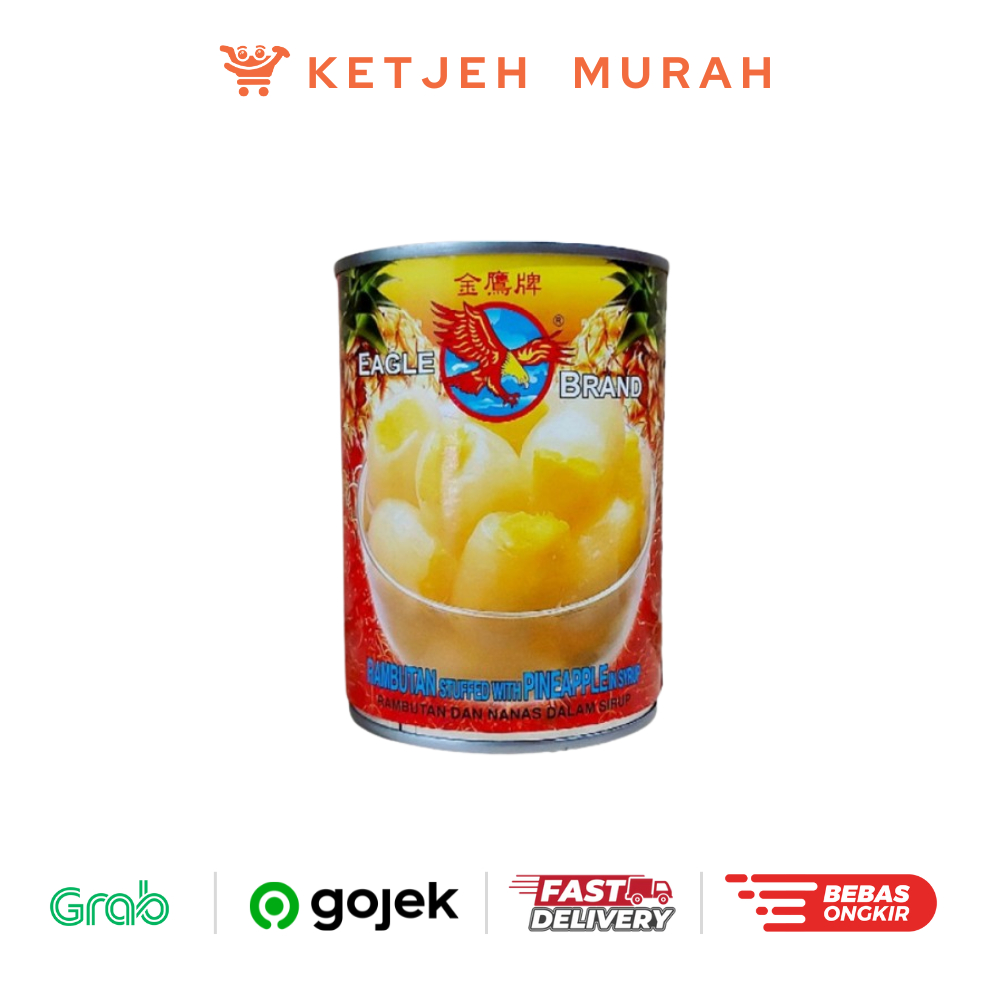 

Rambutan isi Nanas Dalam Sirup Eagle 565 Gram 1 Kaleng