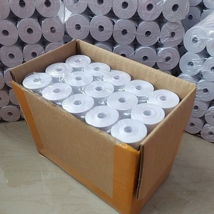 

Terkini Kertas Thermal Paket Ekonomis 57 x 3 Coreless Polos Merek RQ 3 Roll